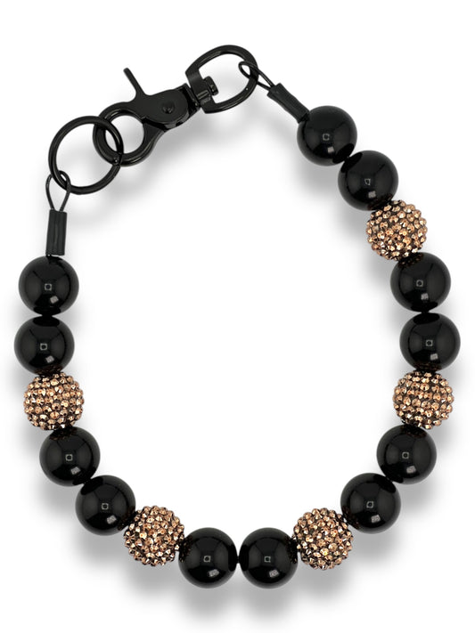 ONYX SPARK BEADED COLLAR