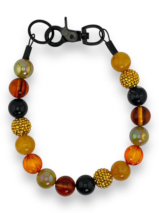 GOLDEN EMBER BEADED COLLAR