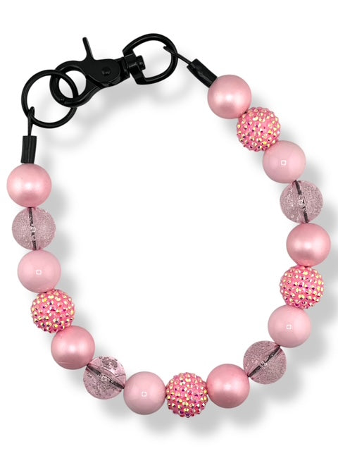SPRING PINK BEADED COLLAR