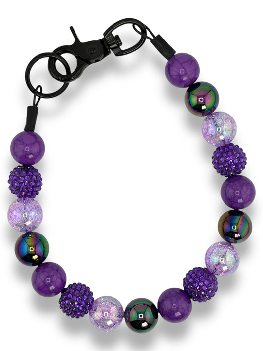 AMETHYST SHATTER BEADED COLLAR