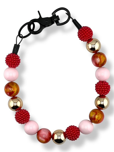 BERRY BLAZE BEADED COLLAR - PREMADE