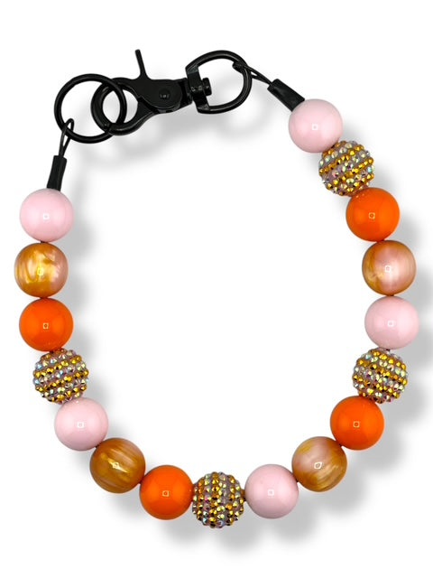 DREAMSICLE BEADED COLLAR - PREMADE